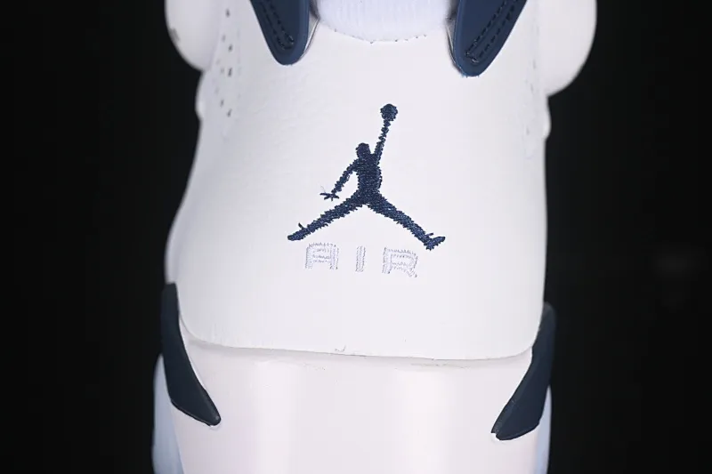 All categories Air Jordan Jordan series basketball shoes Air Jordan 6 F version Air Jordan 6 Retro "Midnight Navy" AJ6 Joe 6 white sea blue CT8529-141